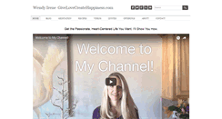 Desktop Screenshot of givelovecreatehappiness.com